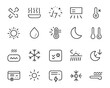 © Neko funny - Variety of climate  weather icons
