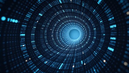 Digital Tunnel With Binary Code Structure