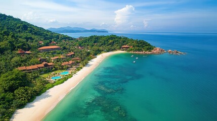 Wall Mural - thailand is known for its beautiful beaches, crystal-clear waters, and exciting water sports opportu