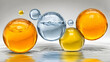 © Issara - of molecules and atoms digitally rendered in a lab environment