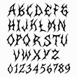 © Andrii Fanta - Cyber sigilism, neo tribal gothic font