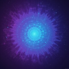 Wall Mural - black blue dark glowing grainy gradient background