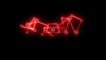 Wall Mural - Futuristic design of an Artificial Intelligence brain with circuit board. Abstract digital and technology
