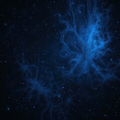 Wall Mural - dark grainy texture blue black abstract background