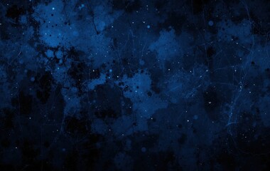 Wall Mural - dark grainy texture blue black abstract background