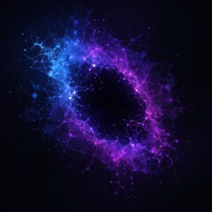 Wall Mural - dark purple blue black abstract grainy background
