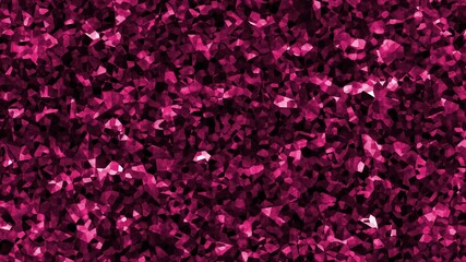 Wall Mural - 4K loop background with randomly floating fine red crystals