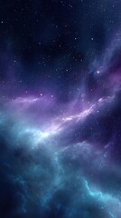 Wall Mural - cosmic nebula shimmers in the deep space galaxy background with starry sky and colorful clouds of ga