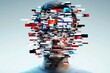 © Zaiseefa - The chaos of media overload: Understanding the impact of advertising and fake news.