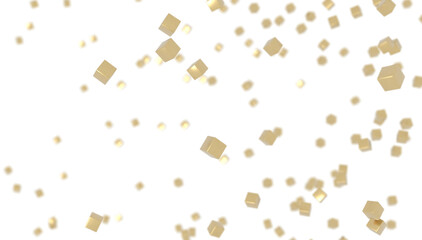 Fototapete - abstract lines with dots over dark background.
