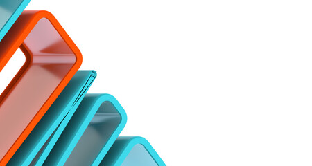 Fototapete - Abstract Low-Poly background. triangulated texture. Design 3d. Polygonal geometrical pattern. Triangular modern style - Divider 3d