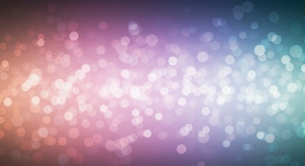 Wall Mural - abstract background with soft, glowing bokeh lights in pastel pink, purple, and blue hues, creating 