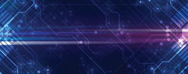 Poster - Abstract high technology and science background