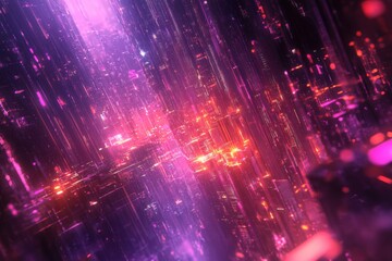 Wall Mural - Futuristic Digital Abstract Background