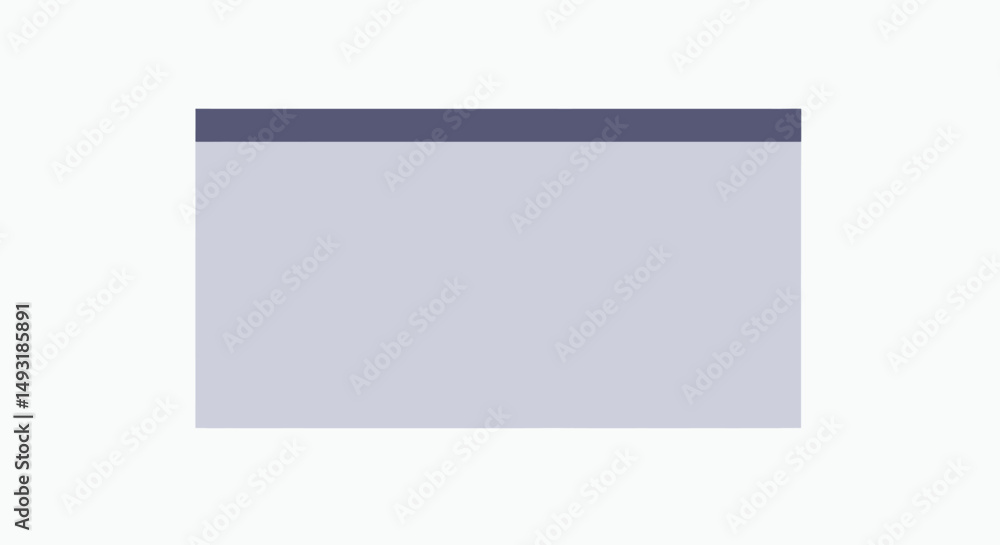 Simple Horizontal Bar With Light Gray Background And Dark Gray Border