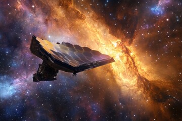 Wall Mural - Space Telescope Observing Universe