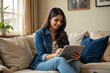 © kineter_ai - South Asian Founder Showcasing AI Fairness Tutoring Algorithm to Parents in Community Education Center