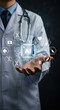© StockWorld - AI in Healthcare: Doctor Presenting Innovative Technology Solutions for Medicine, Diagnostics, and Patient Care