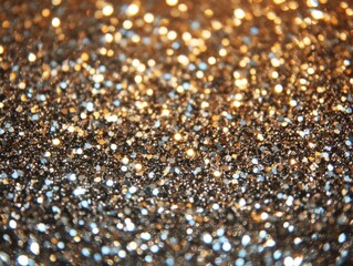 Wall Mural - sparkling glitter surface close up macro shot abstract design element for festive backgrounds and de