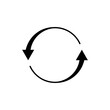 © Siarhei - Semicircular arrows rotate in a circle. Semi circle arrows follow each other.