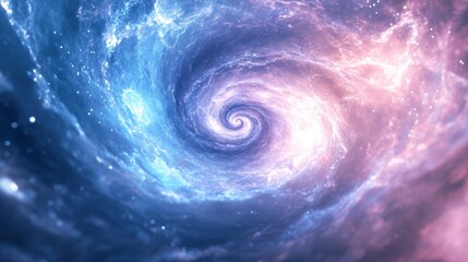 Wall Mural - Spiral Galaxy in Deep Space