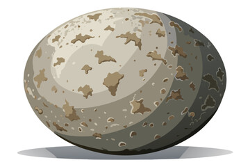 Aufkleber - Detailed vector illustration of a textured stone surface showcasing natural patterns and colors resembling rocky terrain