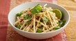 © Contributor - Bright jicama salad with chili, fresh and crisp