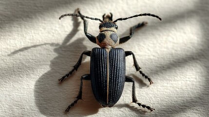 Wall Mural -   A clearer image would enhance the visual appeal Consider using better lighting or different angles to showcase the beetle more prominently and highlight its features
