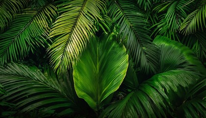 lush green jungle background