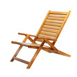© Png Art Nest - Contemporary Fold Away Wooden Beach Chair with a Mo Isolated on Transparent Background