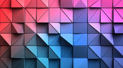 Abstract geometric pattern of triangles (1)