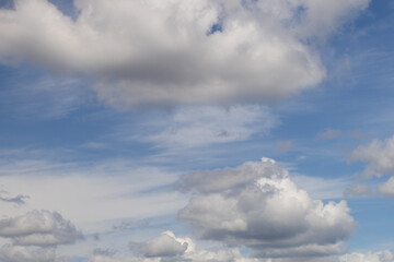 Wall Mural - Blue sky with white clouds