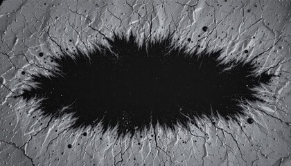 Wall Mural - Abstract Black Texture with Shiny Elements and Spattered Effect on a Dark Background