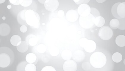 Aufkleber - Abstract Silver Bokeh Light Background.