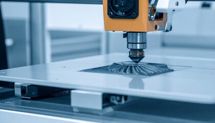 Aufkleber - CNC machine drilling a material sheet.