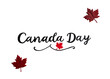 © Saroar - Minimal Canada Day Design with Maple Leaf Accent