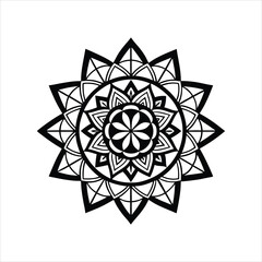 Wall Mural - diamond geometric star icon set pattern design