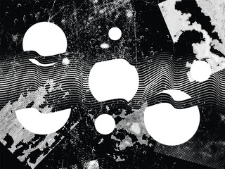 Leinwandbilder - Grunge textured banner with rough edges. Speckled texture. Overlay grunge texture . Simply place texture over any object to create grunge effect . Banner with scratched surface for your design. 