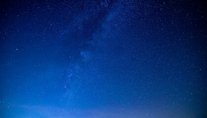 Poster - Night sky with stars and the milky way.