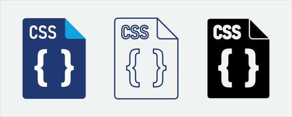 CSS bracket icon for website style definition
