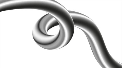 Leinwandbilder - Abstract metallic 3d liquid wave tech elegant background. Video animation Ultra HD 4K 3840x2160