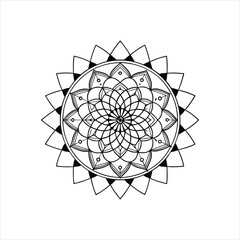 Wall Mural - abstract geometric sphere pattern illustration with interconnected light and circle elements