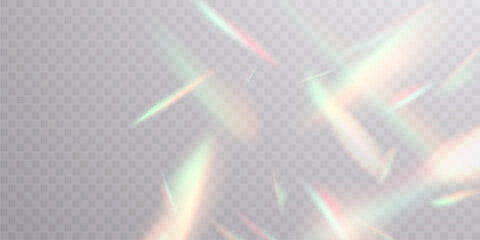 Wall Mural - light effect and zigzag ribbon falling from above on a beam of light, tinsel vector
