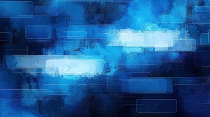 Abstract tech blue Background. Ai Generative