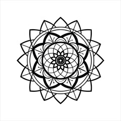 Wall Mural - atomic power element, an abstract blue geometric pattern representing science, technology, and molec