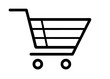 © Sarfraz - Shopping cart line art icon for apps and websites.