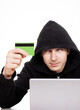 © Sabphoto - Hacker with a Bank Card