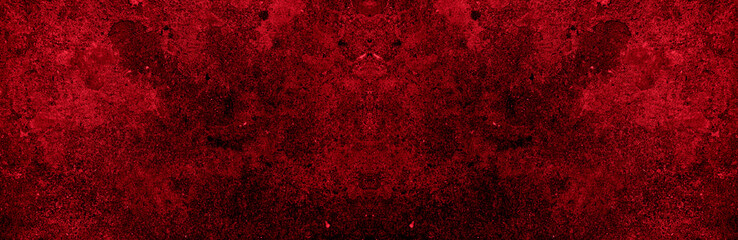 Aufkleber - Old wall texture cement black red  background abstract dark color design are light with white gradient background.