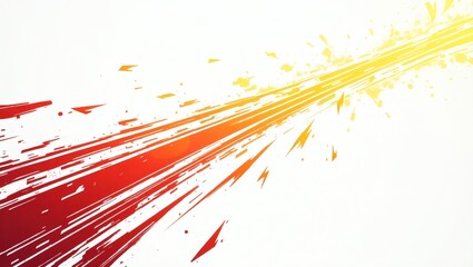 Aufkleber - vibrant abstract illustration featuring dynamic streaks of light and color, suggesting energy and motion