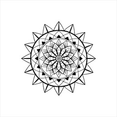 Wall Mural - abstract geometric diamond pattern vector illustration with star and sphere elements